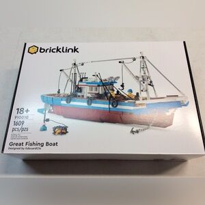 Retired LEGO Set 910010 Bricklink Designer Program The Great Fishing Boat